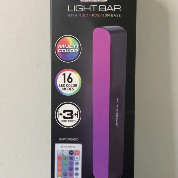 LED LIGHT BAR with MULTI-POSITION BASE VERTICAL / HORIZONTAL MOUNTING LIT XTREME - Picture 2 of 11